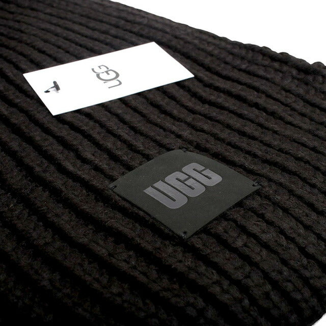 アグ UGG Chunky Rib Scarf マフラー 101106-BLK レディース メンズ ブラック マフラー WQ00054065