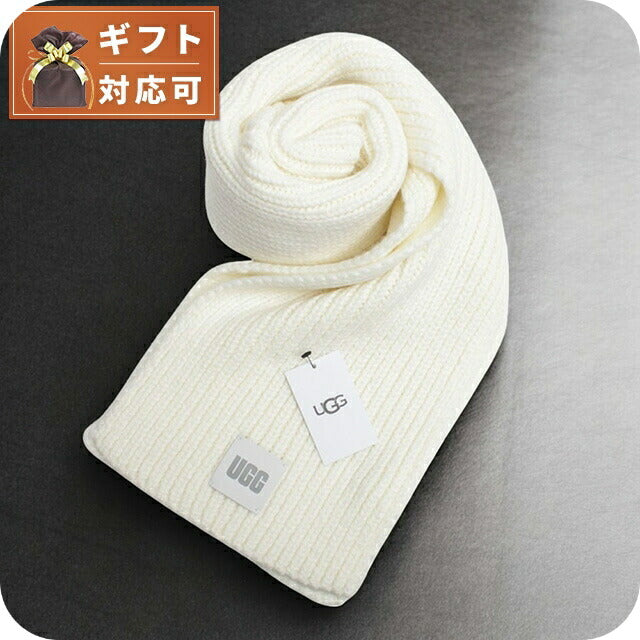 アグ UGG Chunky Rib Scarf マフラー 101106-NMB レディース メンズ ホワイト マフラー WQ00054068