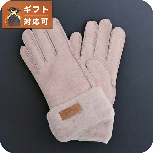 アグ UGG Turn Cuff Glove 手袋 17369-AHN レディース S シープスキン ピンク 手袋 WQ00054069