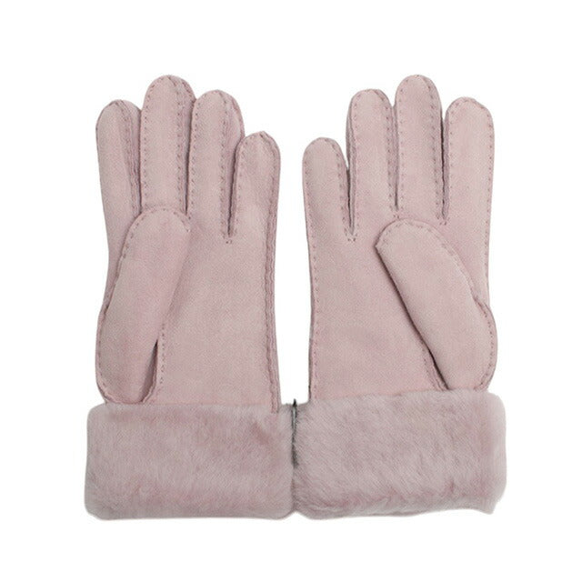 アグ UGG Turn Cuff Glove 手袋 17369-AHN レディース S シープスキン ピンク 手袋 WQ00054069