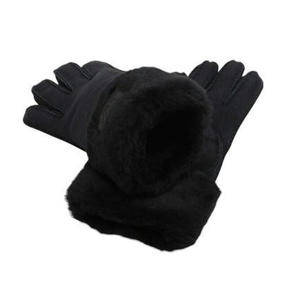 アグ UGG Turn Cuff Glove 手袋 17369-BLK レディース S シープスキン ブラック 手袋 WQ00054070