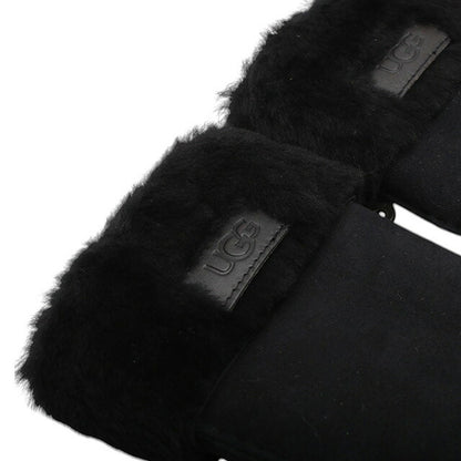 アグ UGG Turn Cuff Glove 手袋 17369-BLK レディース S シープスキン ブラック 手袋 WQ00054070