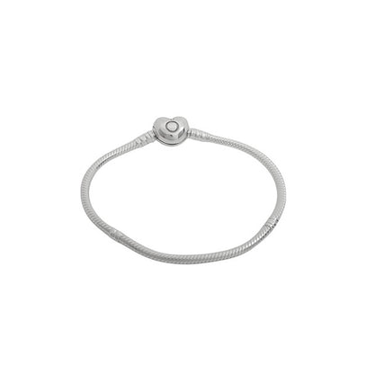 パンドラ PANDORA Moments Heart &amp; Snake Chain Bracelet アクセサリー ブレスレット 590719-17 レディース シルバー WQ00054158