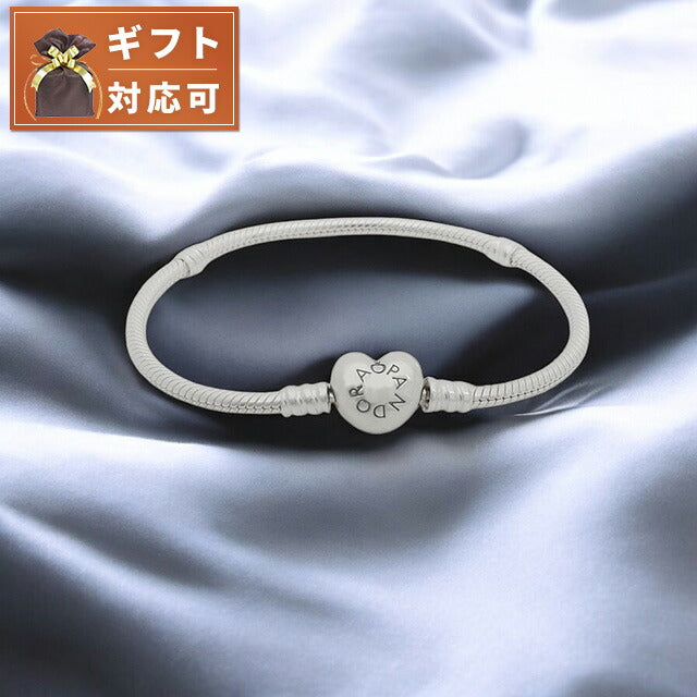 パンドラ PANDORA Moments Heart &amp; Snake Chain Bracelet アクセサリー ブレスレット 590719-18 レディース シルバー WQ00054159