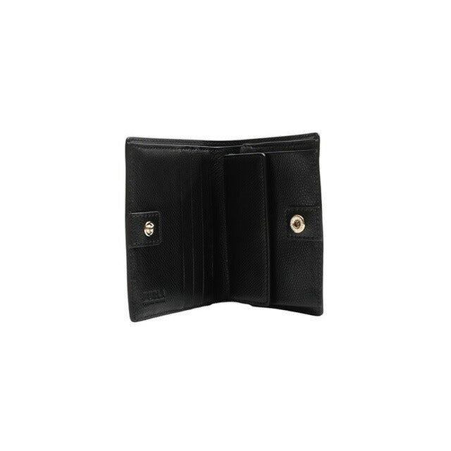 フルラ FURLA FURLA CAMELIA CONPACT WALLET S 二つ折り財布 WP00304-ARE000-O6000 レディース ブラック WQ00054304