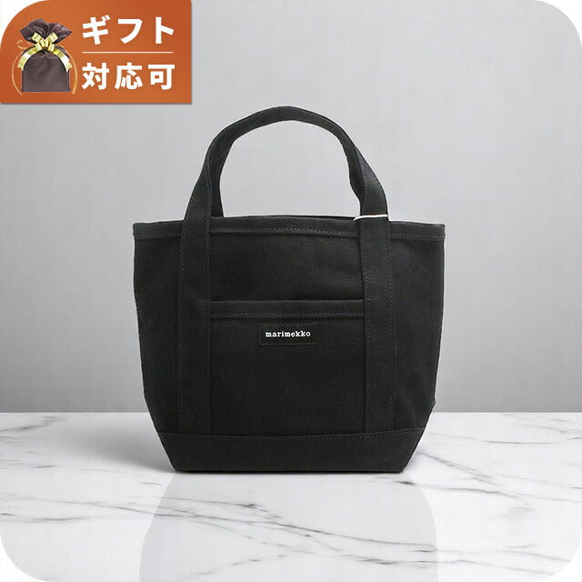 マリメッコ MARIMEKKO Mini Peruskassi 2 トートバッグ 44400-001 レディース ブラック WQ00054612