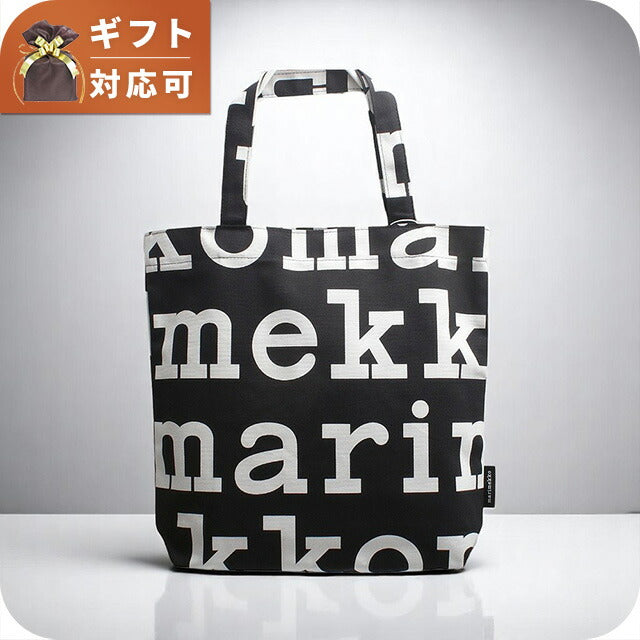 マリメッコ MARIMEKKO Logo Notko トートバッグ 47312-911 レディース ブラック WQ00054615