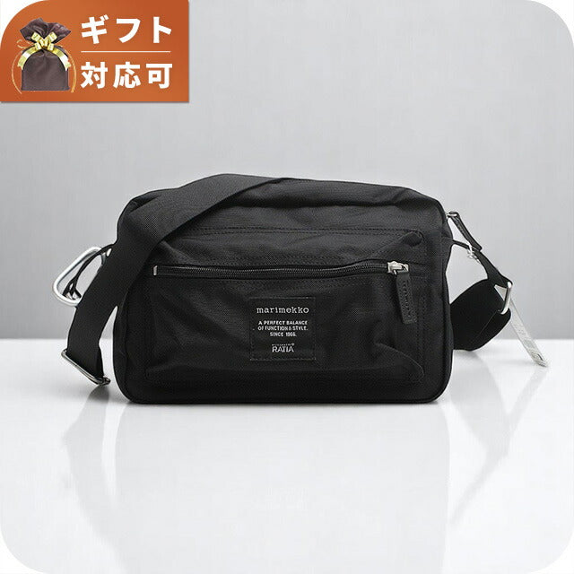 マリメッコ MARIMEKKO My Things ショルダーバッグ 92519-999 レディース ブラック WQ00054640
