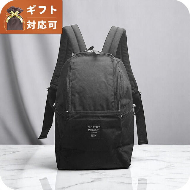 マリメッコ MARIMEKKO Metro バックパック リュック 92518-999 レディース ブラック WQ00054643