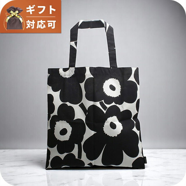 マリメッコ MARIMEKKO Pieni Unikko ファブリックバッグ トートバッグ 67572-190 レディース ブラック WQ00054644
