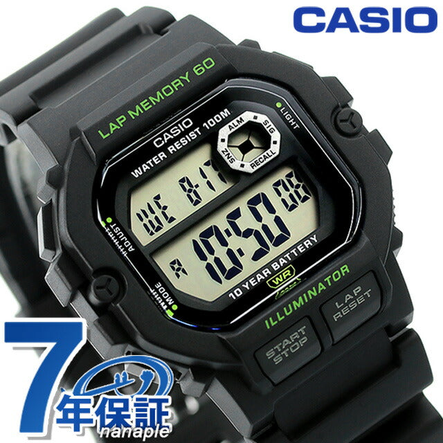 カシオ CASIO チプカシ チープカシオ クオーツ WS-1400H-1AV 海外モデル メンズ 腕時計 casio ブラック 黒 WS-1400H-1AVDF