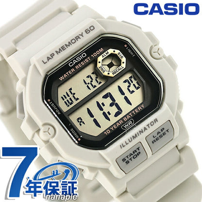 カシオ チープカシオ CASIO クォーツ 電池式 WS-1400H-8AV スタンダード 海外モデル メンズ チプカシ 腕時計 ブランド カシオ casio デジタル アイボリー 白 WS-1400H-8AVDF