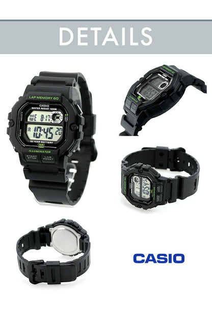 カシオ チープカシオ CASIO クォーツ 電池式 WS-1400H 海外モデル メンズ チプカシ 腕時計 ブランド カシオ casio デジタル ブラック アイボリー 選べるモデル WS-1400H
