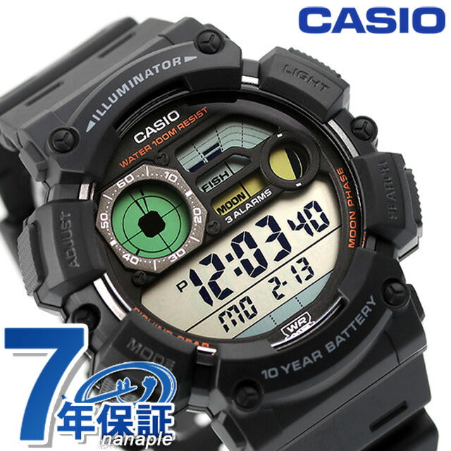 カシオ クオーツ WS-1500H-1AV 海外モデル メンズ 腕時計 ブランド カシオ デジタル ブラック 黒 WS-1500H-1AVDF