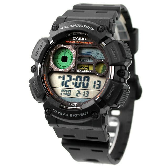 カシオ クオーツ WS-1500H-1AV 海外モデル メンズ 腕時計 ブランド カシオ デジタル ブラック 黒 WS-1500H-1AVDF