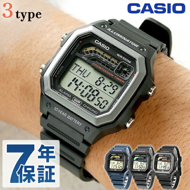 卡西奥 卡西欧 WS-1600H海外模特男士手表Casio 卡西欧 数字选择模型