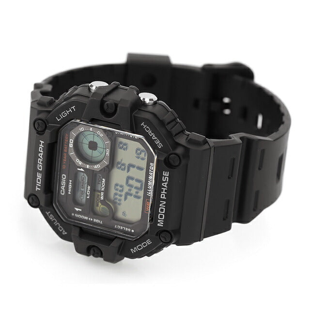 Casio CASIO WS-1700H-1AV Chipkashi Overseas Model Men Watch Brand Casio Casio Digital Black WS-1700H-1AVDF