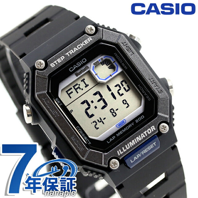 カシオ CASIO WS-B1000-1AV カシオコレクション スポーツ チプカシ Bluetooth 海外モデル メンズ 腕時計 ブランド カシオ casio デジタル ブラック 黒 WS-B1000-1AVDF