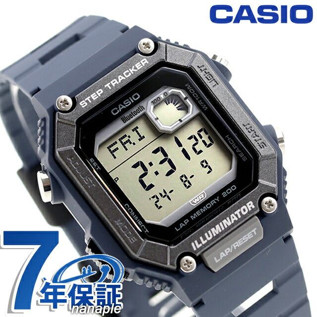 カシオ CASIO WS-B1000-2AV スタンダード チプカシ Bluetooth 海外モデル メンズ 腕時計 ブランド カシオ casio デジタル ネイビー WS-B1000-2AVDF