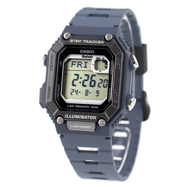 カシオ CASIO WS-B1000-2AV スタンダード チプカシ Bluetooth 海外モデル メンズ 腕時計 ブランド カシオ casio デジタル ネイビー WS-B1000-2AVDF
