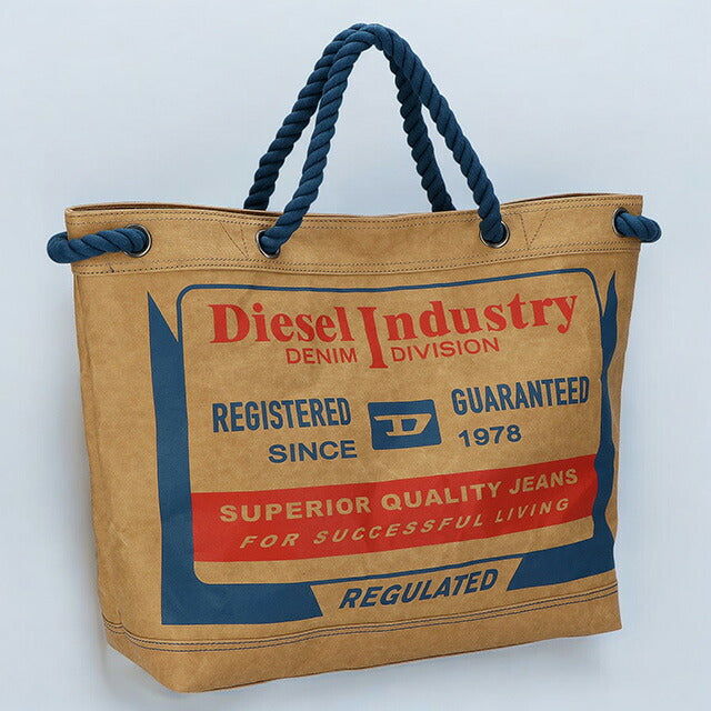 ディーゼル トートバッグ メンズ レディース ブランド DIESEL X09411P5188 T2172 ブラウン X09411P5188-T2172