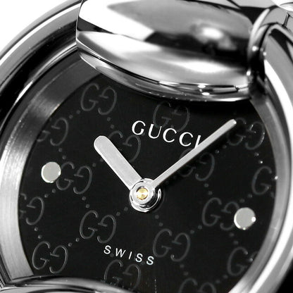 GUCCI グッチ バングル 時計 1400 レディース ブラック YA014511 YA014511