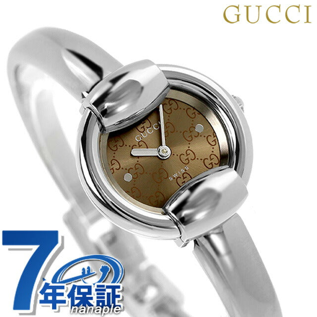 GUCCI グッチ バングル 時計 1400 レディース ブラウン YA014514 YA014514