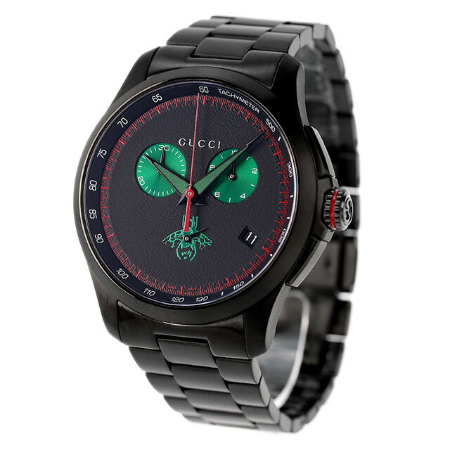 GUCCI グッチ 時計 Gタイムレス メンズ オールブラック YA126270 YA126270