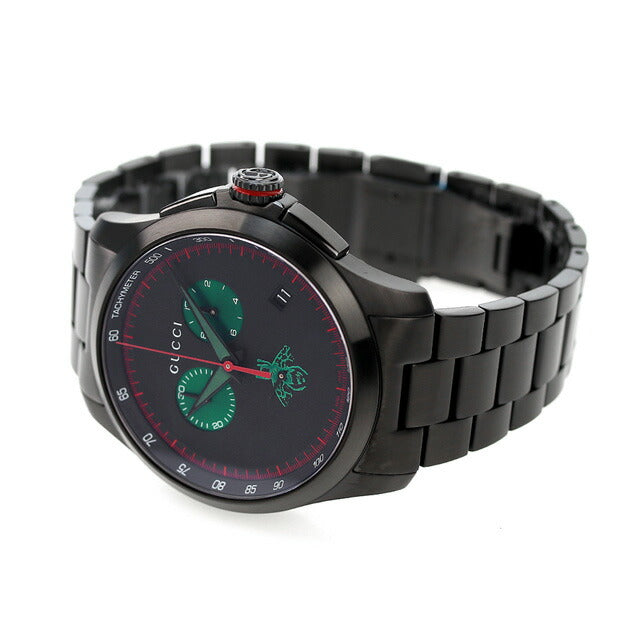 GUCCI グッチ 時計 Gタイムレス メンズ オールブラック YA126270 YA126270