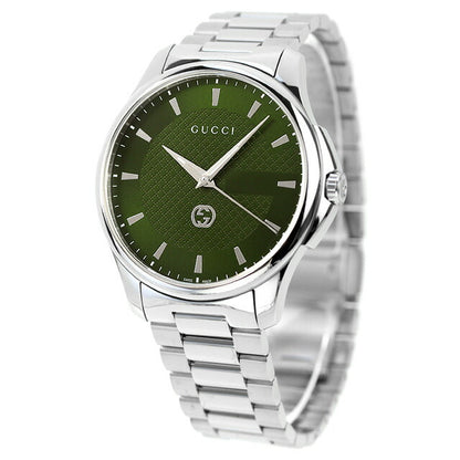 Gucci G Time Les Quartz Watch Brand Men YA126369由Analog Green Switzerland制造