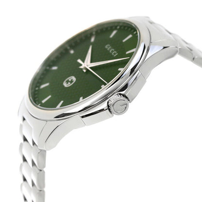 Gucci G Time Les Quartz Watch Brand Men YA126369由Analog Green Switzerland制造