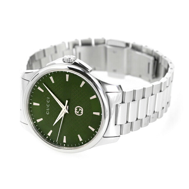 Gucci G Time Les Quartz Watch Brand Men YA126369由Analog Green Switzerland制造