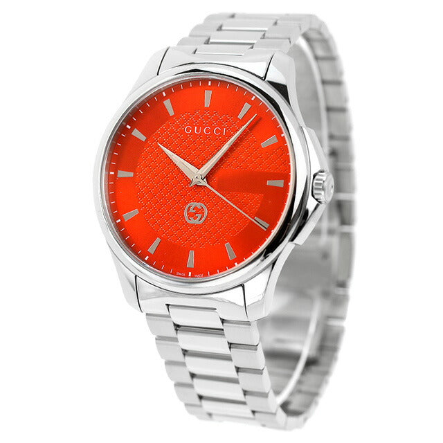 Gucci G Time Les Quartz Watch Brand Men YA126370由Analog Orange Switzerland制造