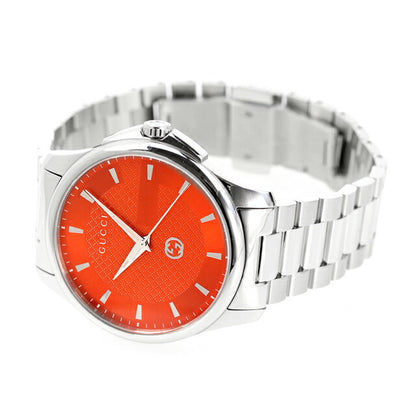 Gucci G Time Les Quartz Watch Brand Men YA126370由Analog Orange Switzerland制造