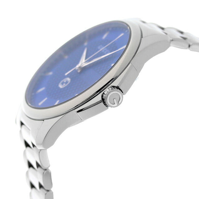 Gucci G Time Les Quartz观看品牌男士YA126371由Analog Blue Switzerland制造