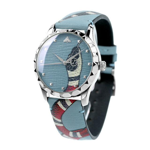 グッチ Gタイムレス クオーツ 腕時計 メンズ レディース 革ベルト GUCCI YA1264080 アナログ マルチカラー スイス製 YA1264080