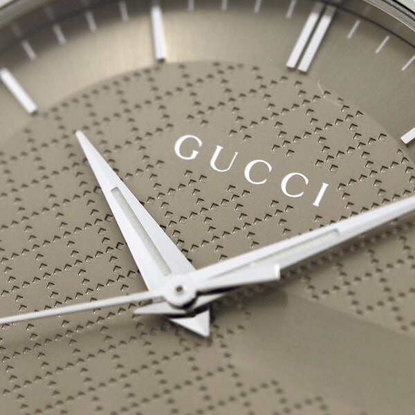 Gucci G时间少石英男子手表YA126445 Gucci