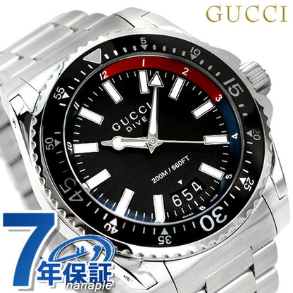 Gucci Dave Switzerland Quartz Men YA136212观看Black Black