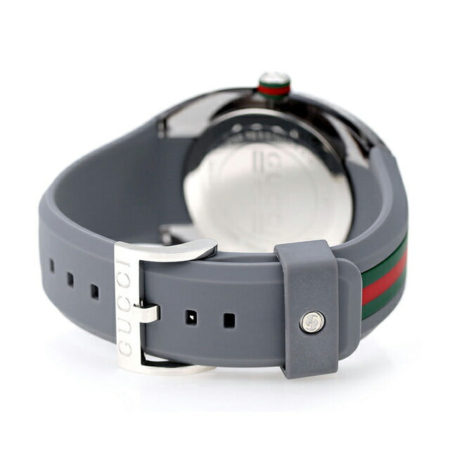 Gucci观看男士手表品牌YA137109A水槽46mm Graceil Bar Gray