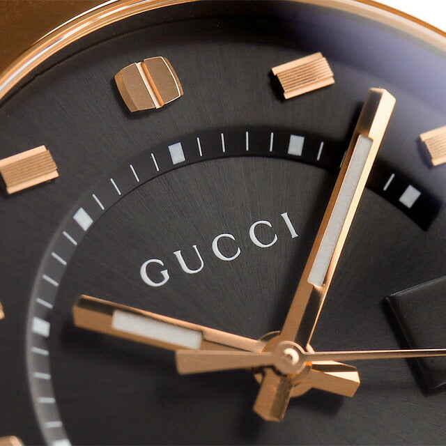 Gucci观看男士GG2570系列40mm瑞士石英手表YA142309 Gucci Black