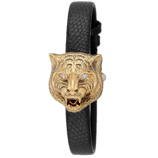 LMDM SECRET WATCH GATTO クオーツ 腕時計 ブランド メンズ レディース YA146504 アナログ ホワイトシェル ブラック 黒 スイス製