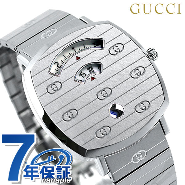 グッチ 時計 グリップ 38mm メンズ レディース 腕時計 YA157410 GUCCI シルバー YA157410