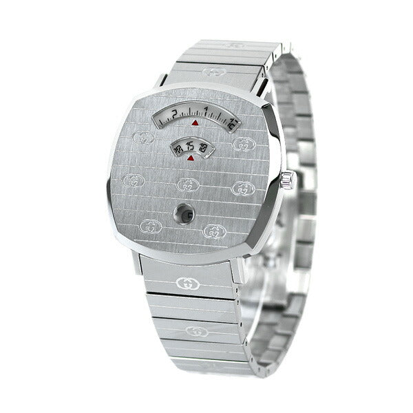 グッチ 時計 グリップ 38mm メンズ レディース 腕時計 YA157410 GUCCI シルバー YA157410