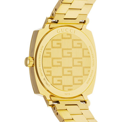 グッチ GRIP クォーツ 電池式 腕時計 ブランド メンズ レディース GUCCI YA157502 アナログ ゴールド スイス製 YA157502