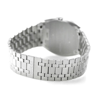 グッチ 時計 メンズ レディース 25H 38mm スイス製 クオーツ 腕時計 ブランド YA163407 シルバー YA163407