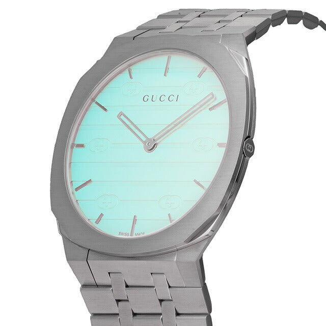 グッチ GUCCI 25H クォーツ 電池式 腕時計 ブランド メンズ レディース GUCCI YA163409 アナログ グリーン スイス製 YA163409