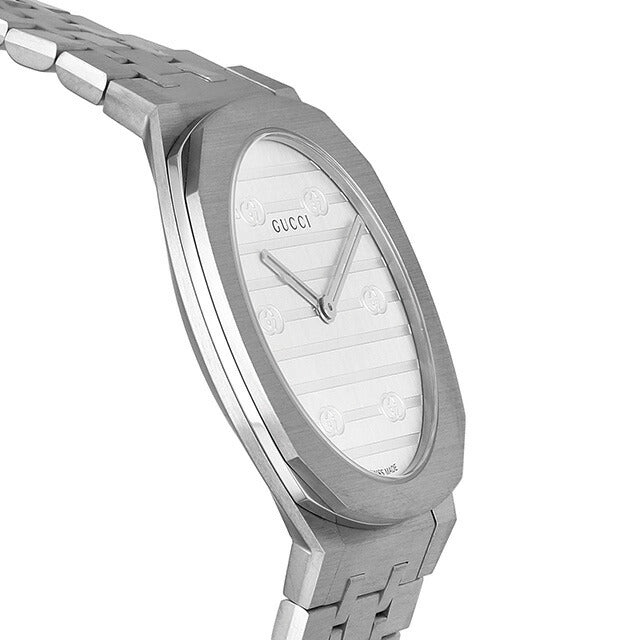 グッチ GUCCI 25H クォーツ 電池式 腕時計 ブランド レディース GUCCI YA163501 アナログ シルバー スイス製 YA163501