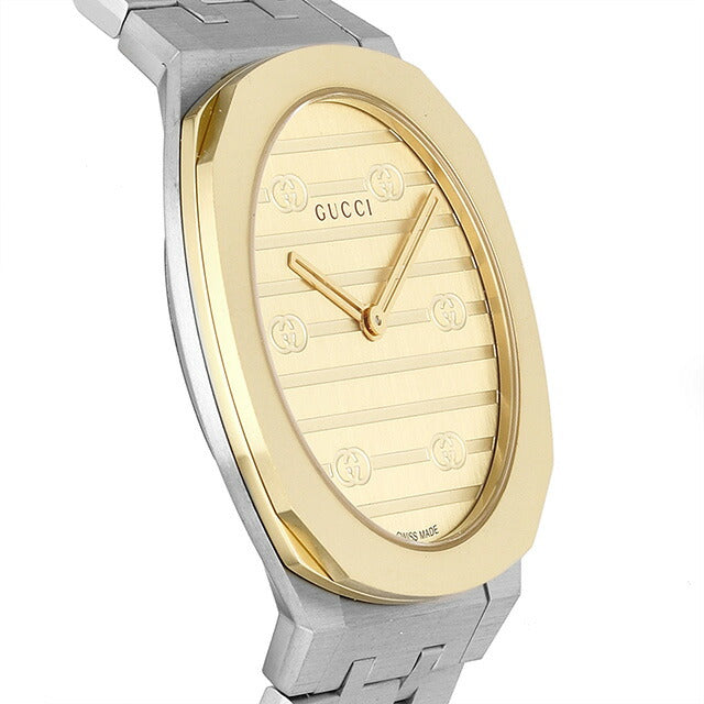 グッチ GUCCI 25H クォーツ 電池式 腕時計 ブランド レディース GUCCI YA163502 アナログ ゴールド スイス製 YA163502