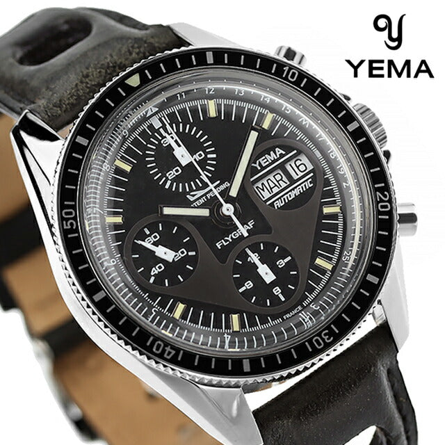 插座中断特殊价格Yema Fly Legraf Heritage Automatic Watch Brand Men&