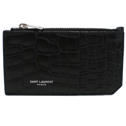サンローラン 小銭入れ メンズ レザー イタリア 609362 ブラック 財布 YSL609362031